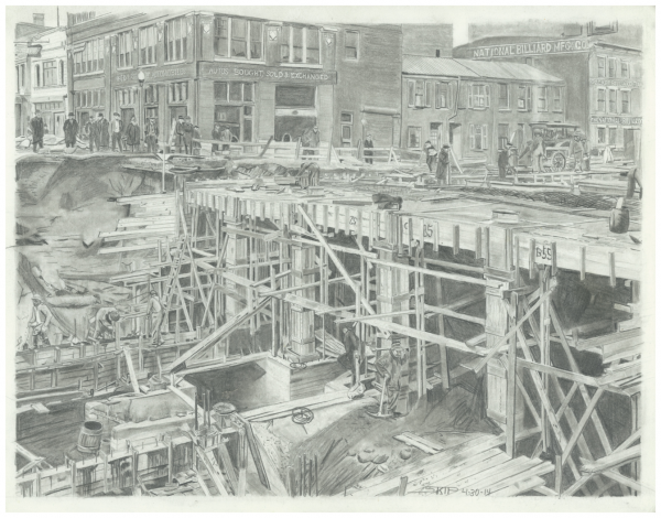 1922 Cincinnati Subway by Skip